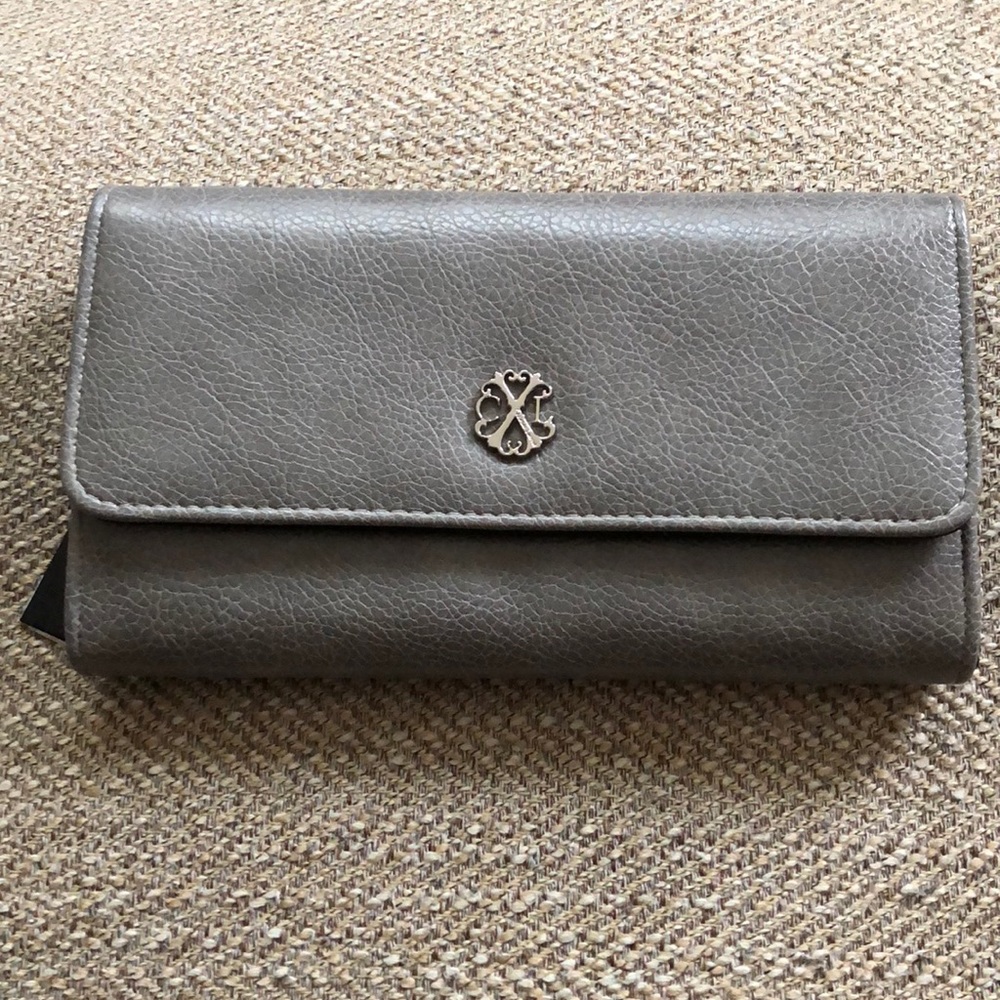 Christian Lacroix Flap Wallet in Grey